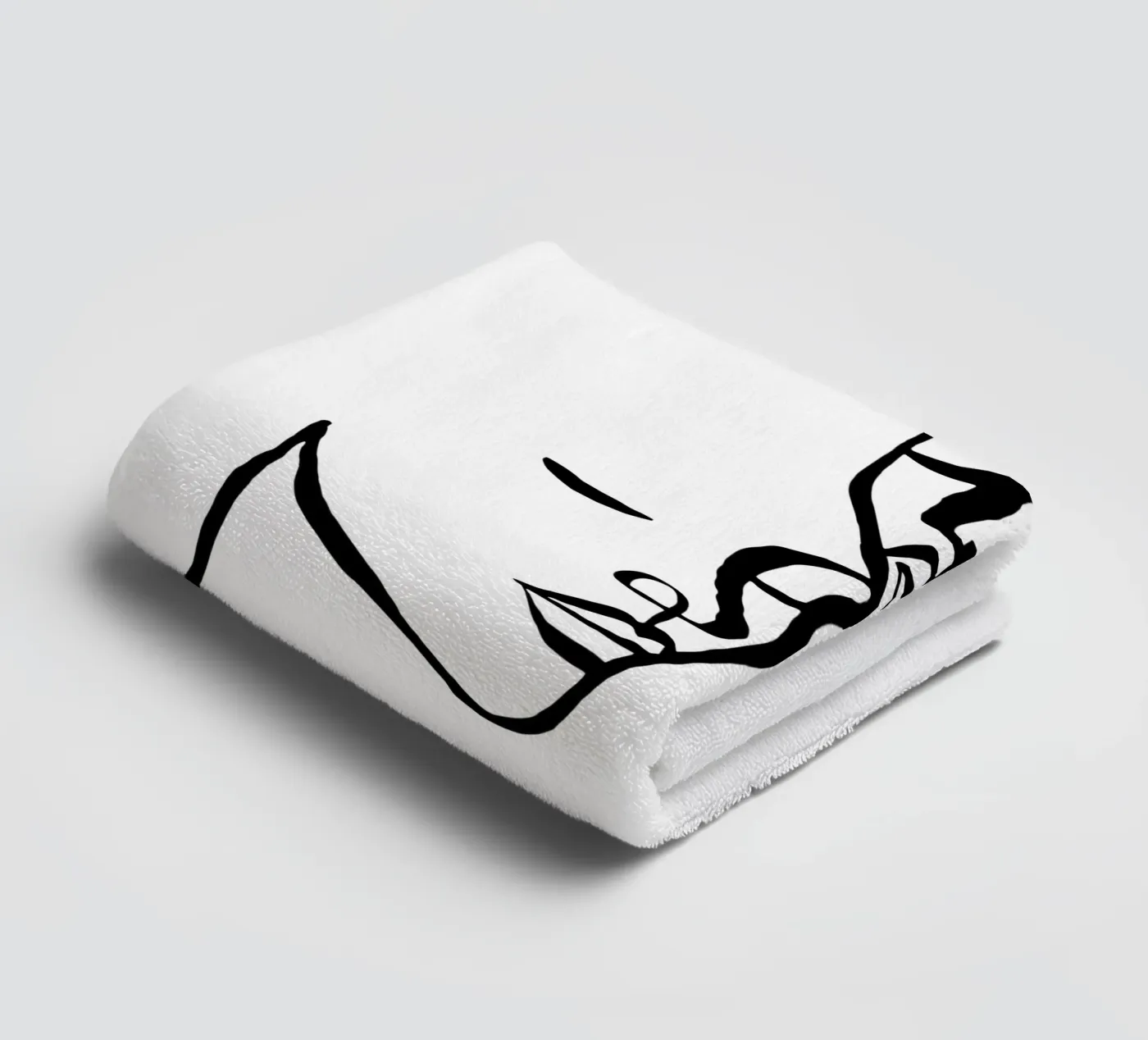 Two Lovers badhanddoek van Ninhol