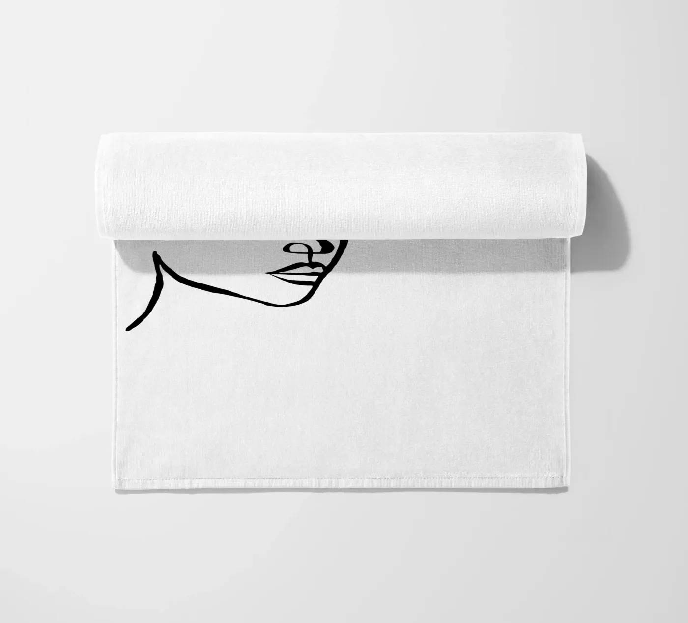 Two Lovers beach towel by Ninhol