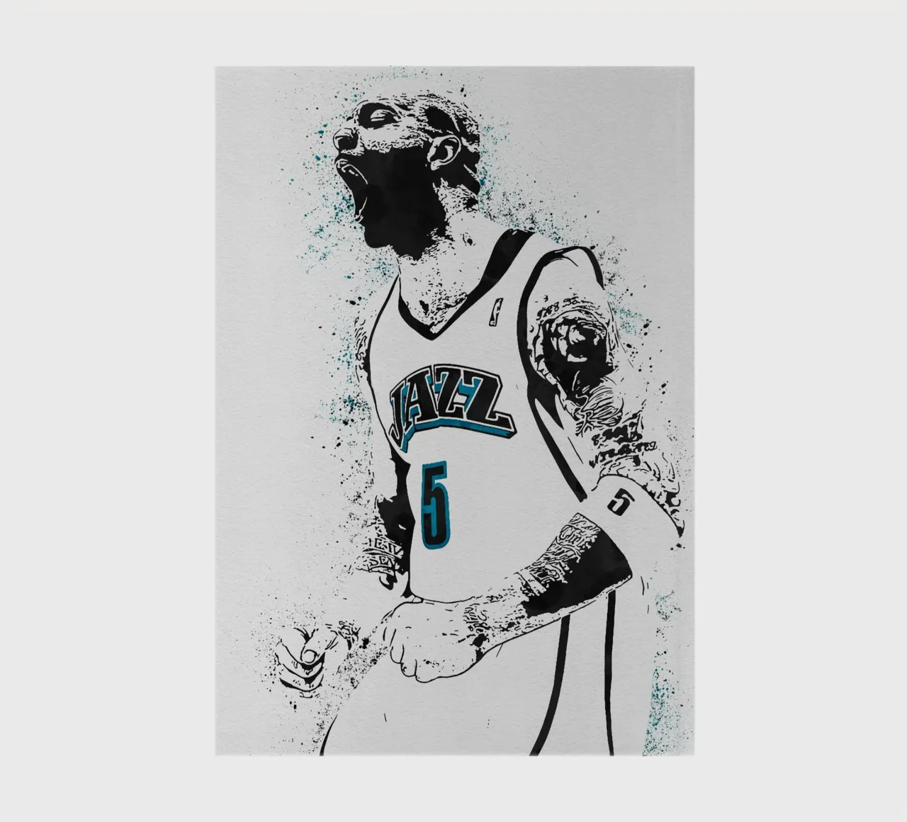 Carlos Boozer Utah Jazz 2 notebook by tenten