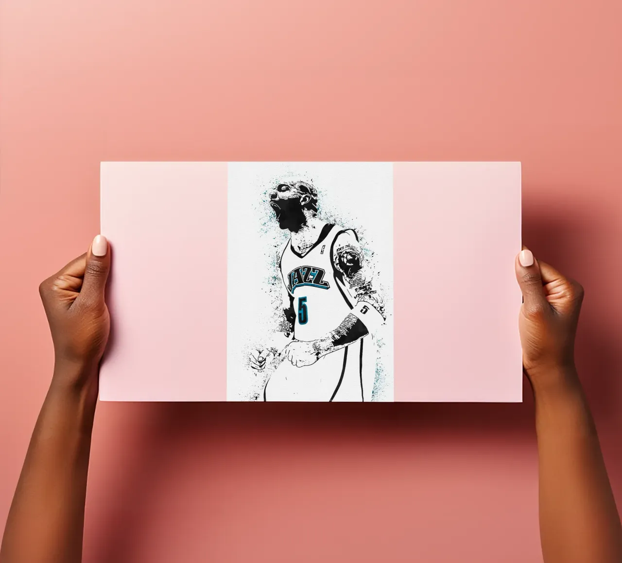Carlos Boozer Utah Jazz 2 Stickerbogen von tenten