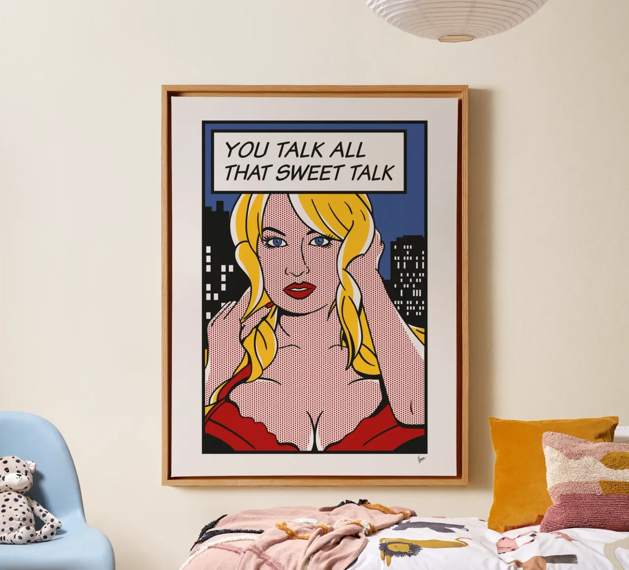 No046 Stormy Daniels-TGND tela con Cornice a cassetta da Girl Next Door Fantasy Dramas