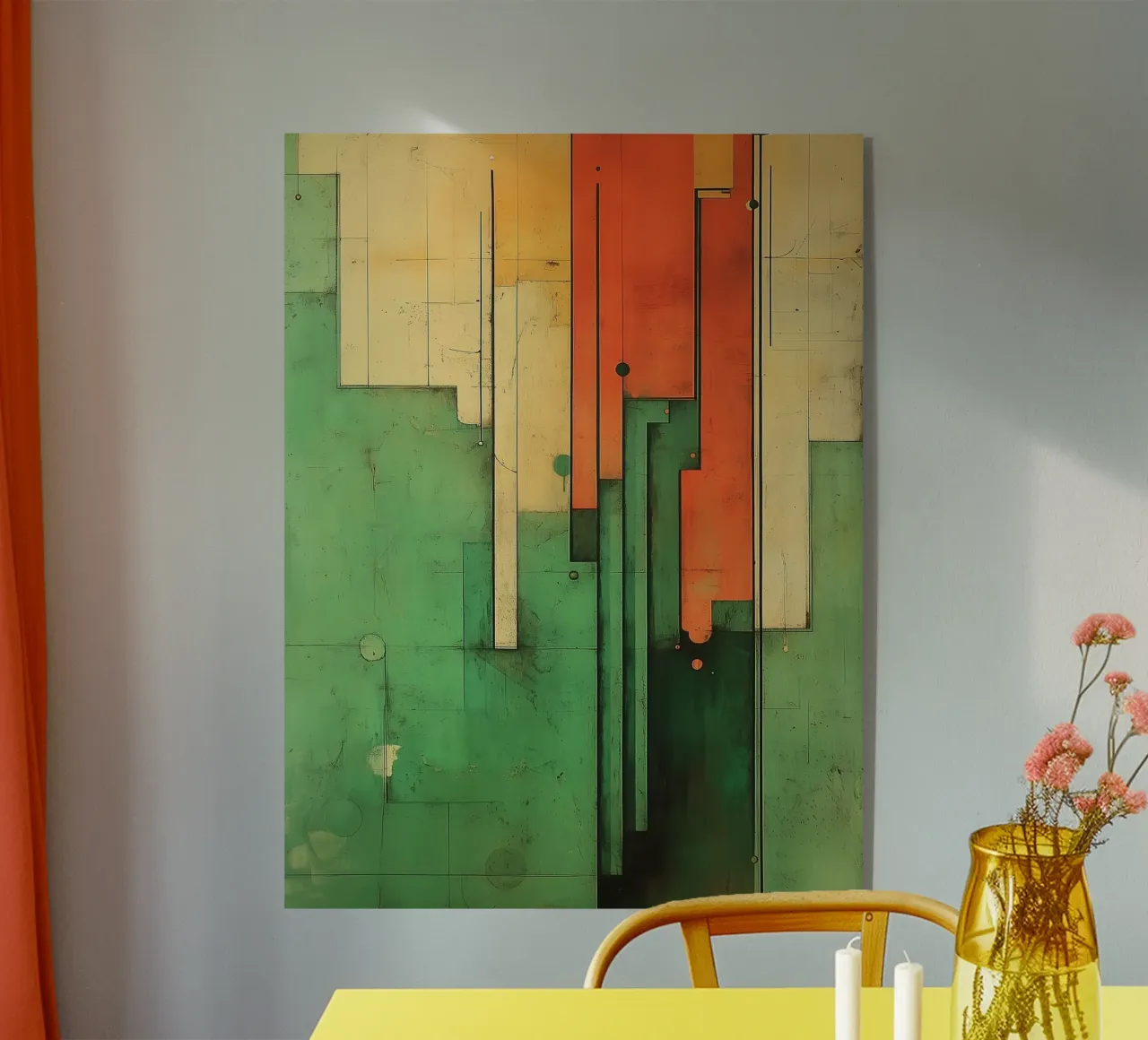 Design astratto geometrico moderno e retrò plexiglass da Little Things