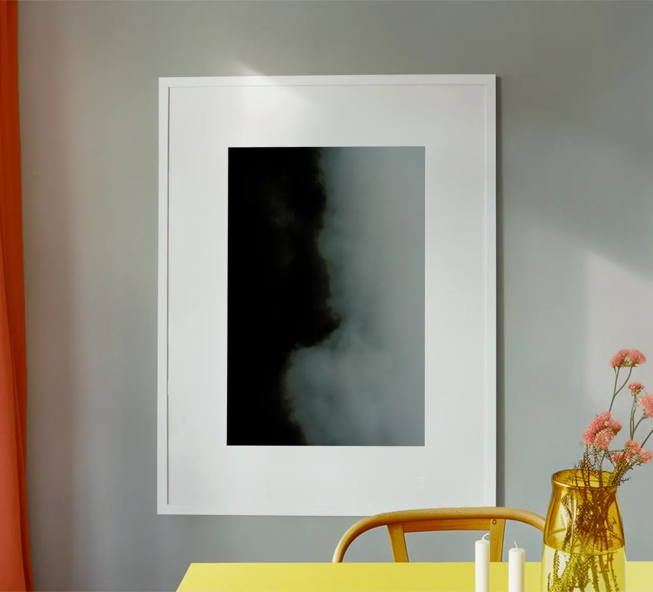 Washed Sky poster con telaio in plastica da Chris Abatzis
