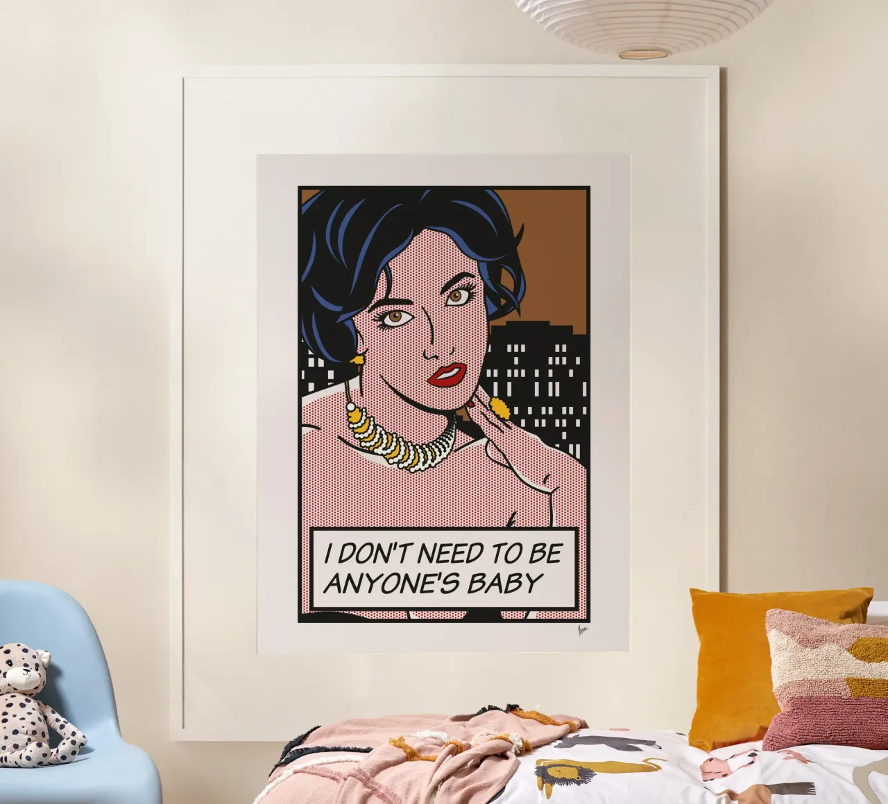 No057 Dylan Ryder-TGND poster con telaio in alluminio da Girl Next Door Fantasy Dramas