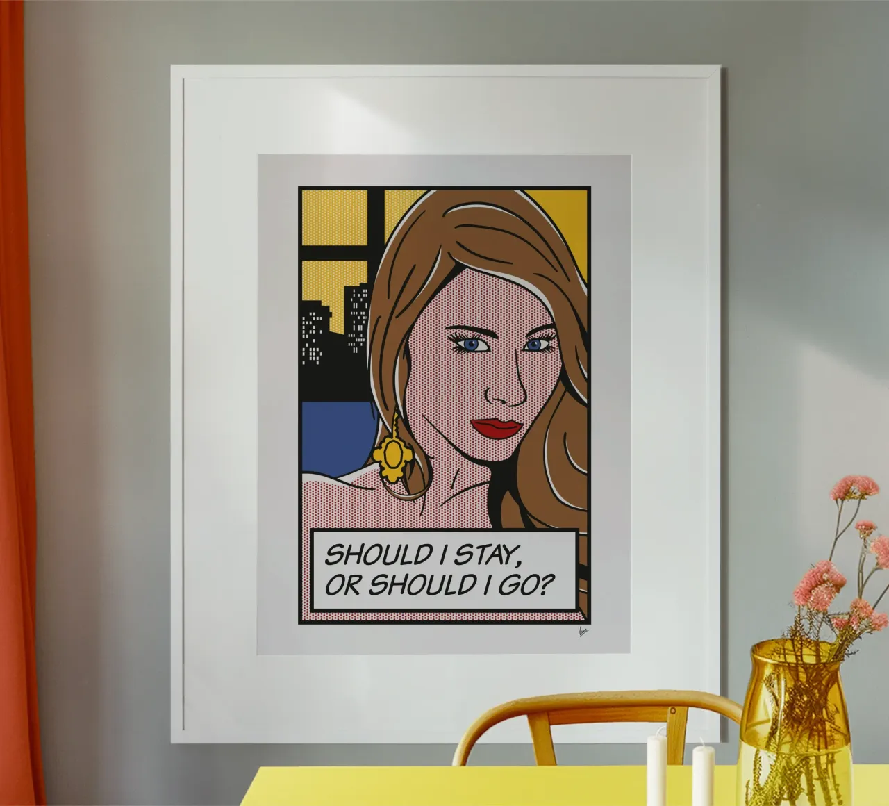 No058 Madison Ivy-TGND poster con telaio in plastica da Girl Next Door Fantasy Dramas