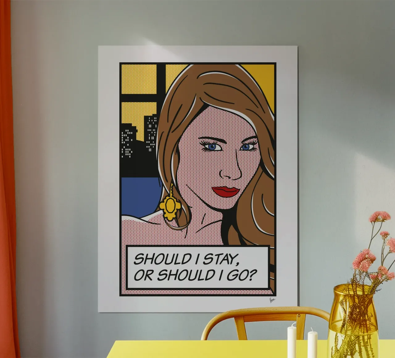 No058 Madison Ivy-TGND poster con telaio in plastica da Girl Next Door Fantasy Dramas