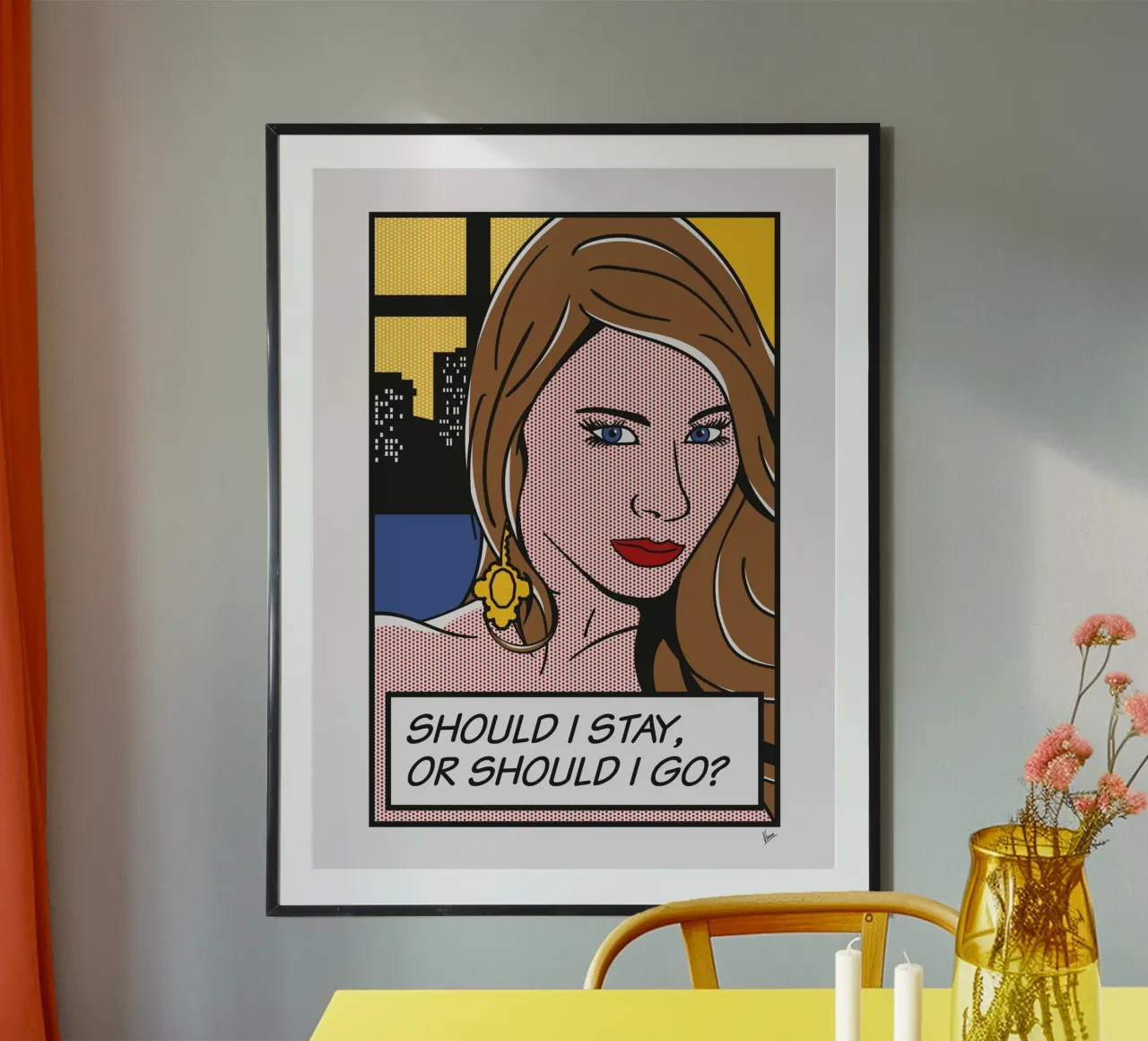 No058 Madison Ivy-TGND poster con telaio in plastica da Girl Next Door Fantasy Dramas