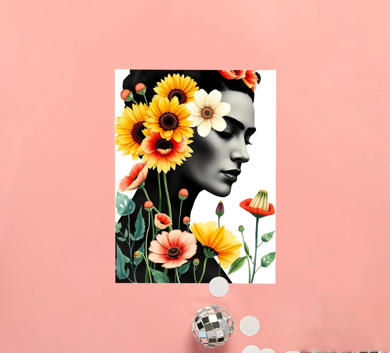 FRIDA KAHLO BOTANICAL GARDEN sticker by ARTOMATIC
