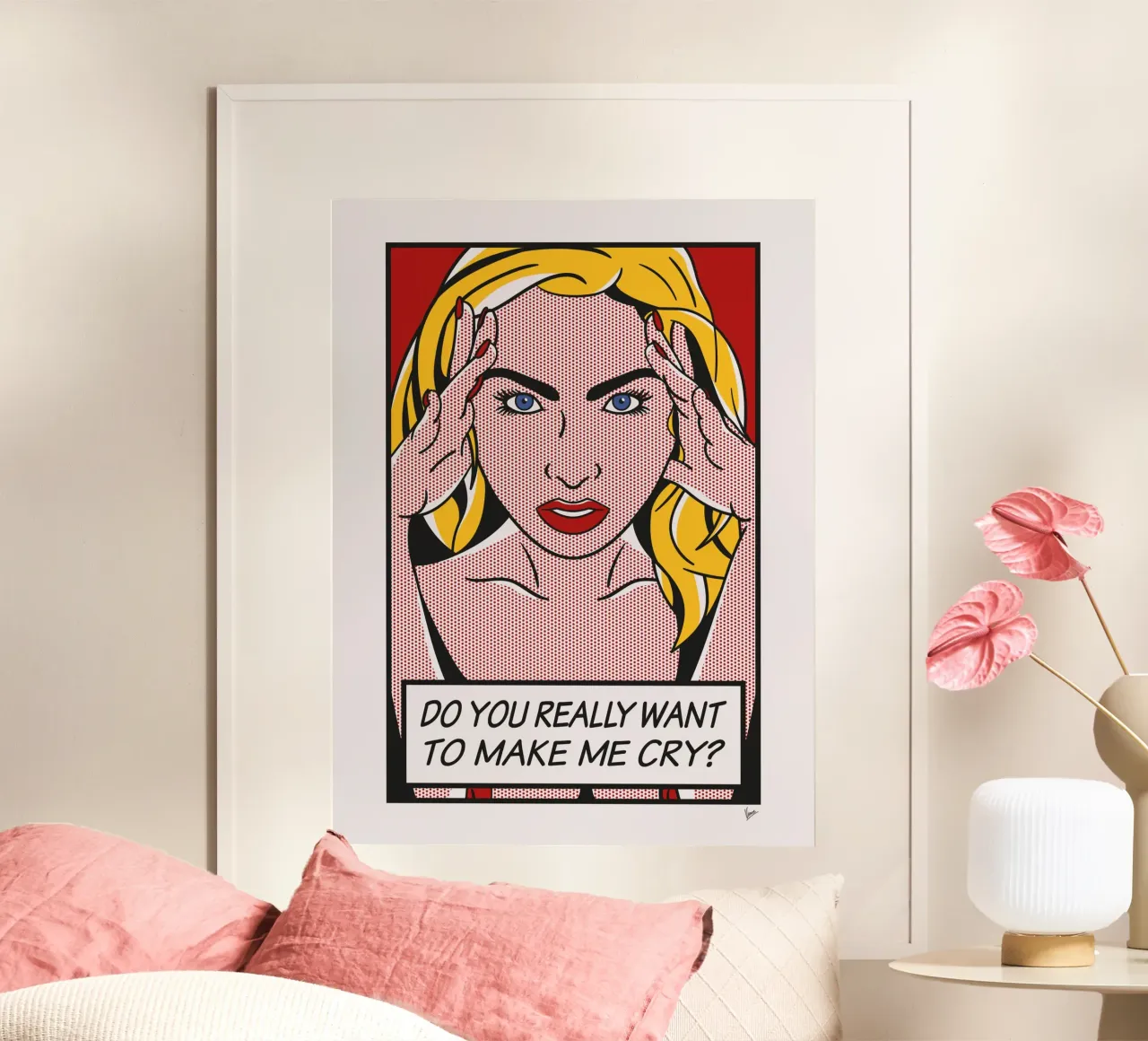 No061 Jayla De Angelis-TGND poster con telaio in plastica da Girl Next Door Fantasy Dramas