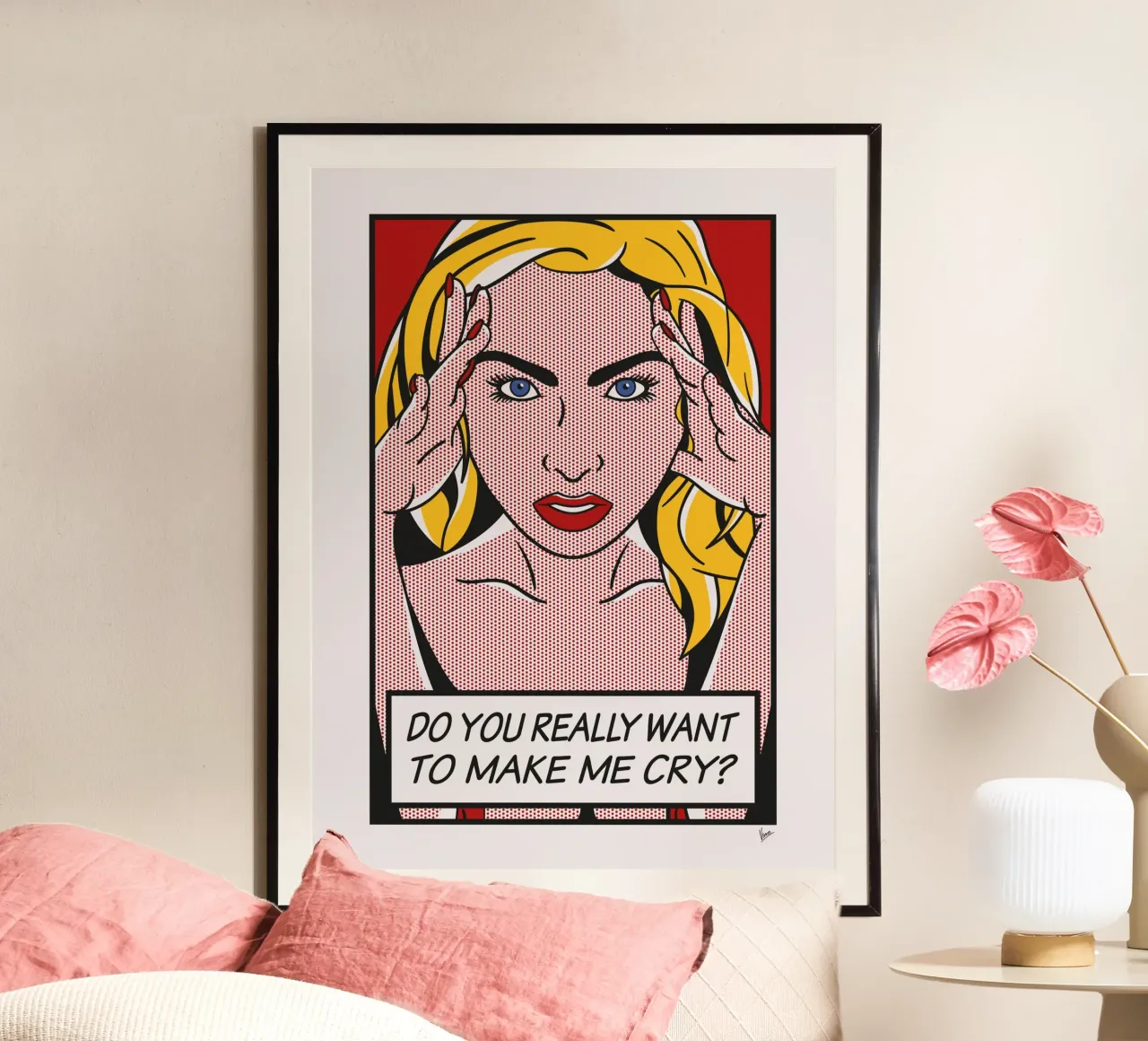 No061 Jayla De Angelis-TGND poster con telaio in plastica da Girl Next Door Fantasy Dramas