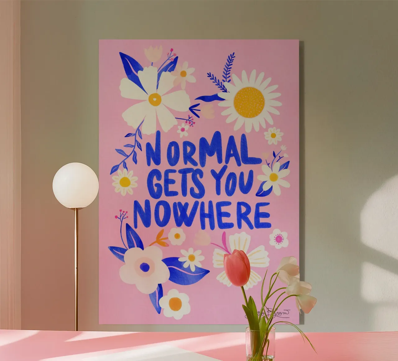 Lo normal no lleva a ninguna parte metacrilato de Pictufy Sun & Spirit