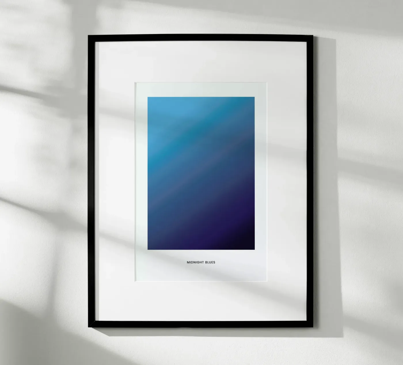 Midnight #6 poster by daylight design studio