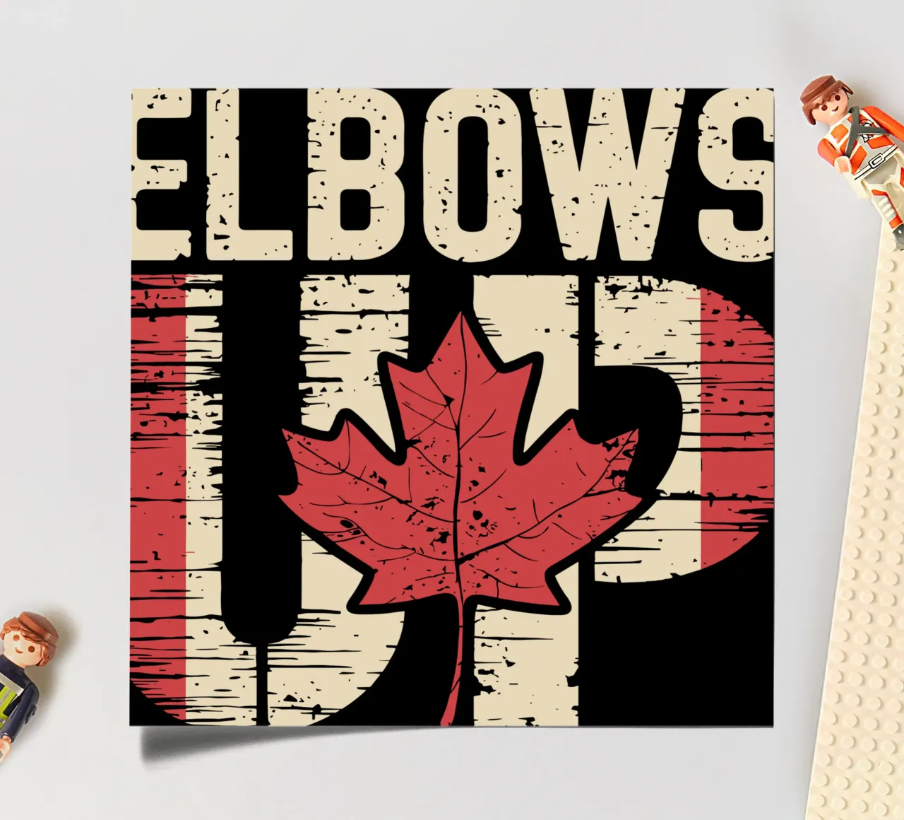 Elbows Up Kanada V1 Stickerbogen von heatherloulin