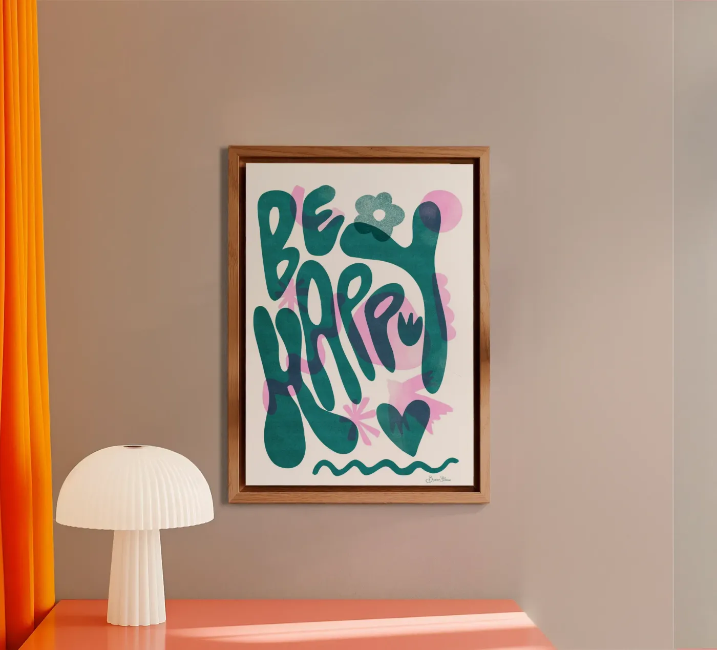 Be Happy forex plate by Pictufy Sun & Spirit