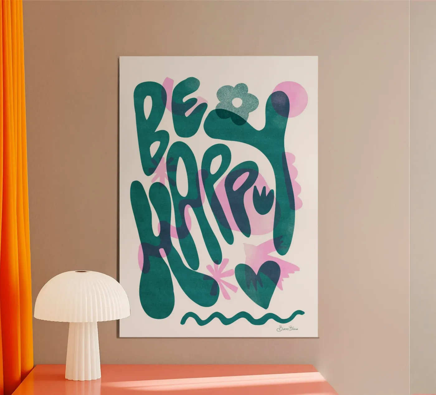 Be Happy forex plate by Pictufy Sun & Spirit