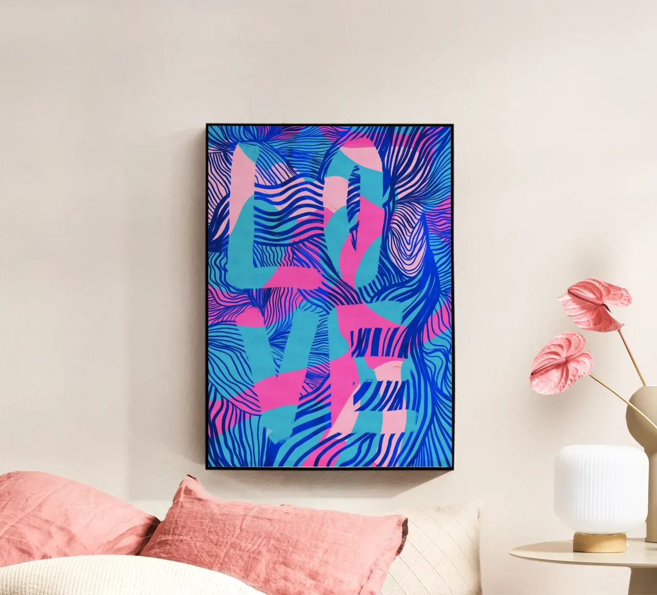 LOVE plexiglass da Pictufy Sun & Spirit