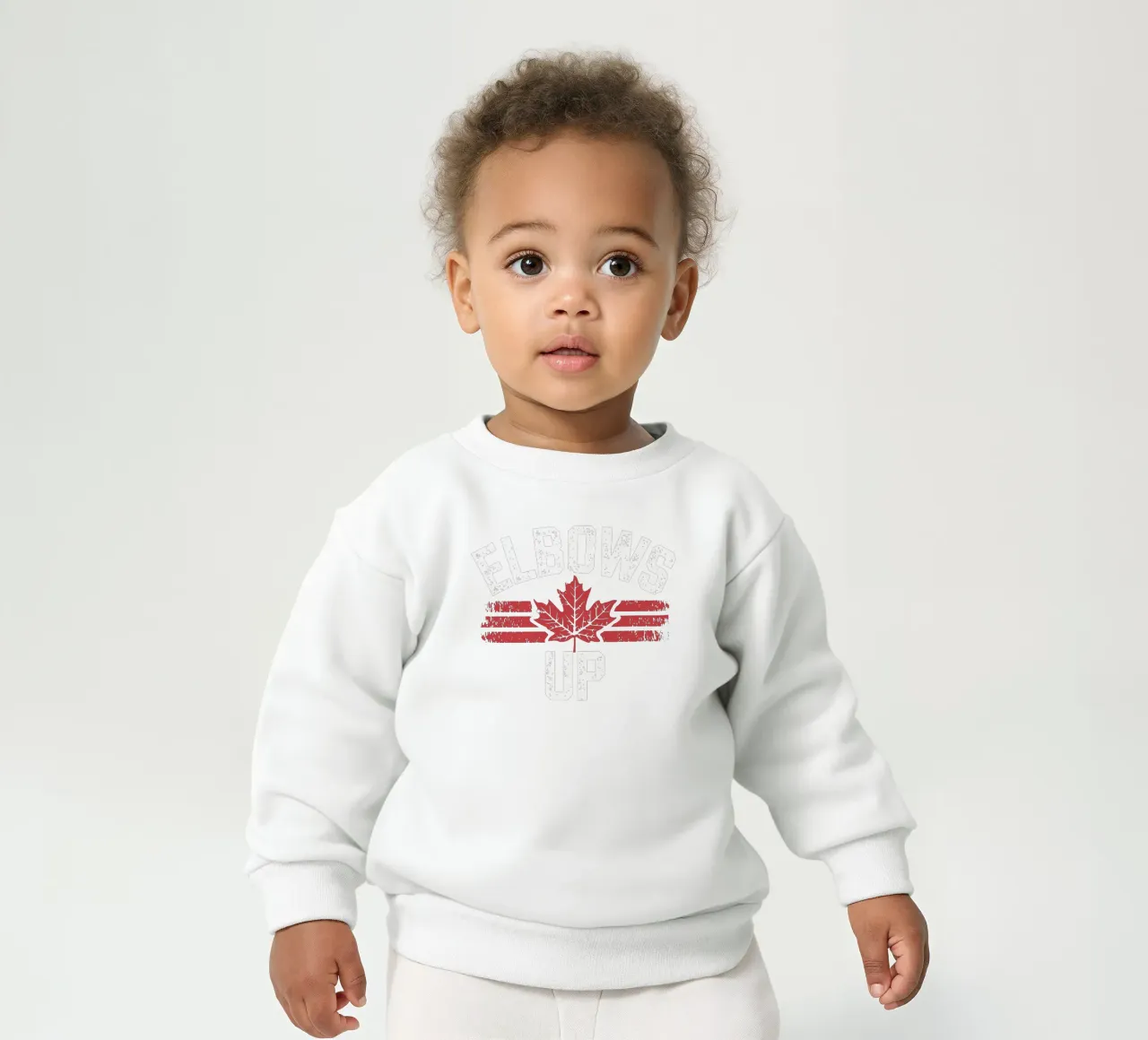 Codos arriba Canadá V3 sudadera de bebé de heatherloulin