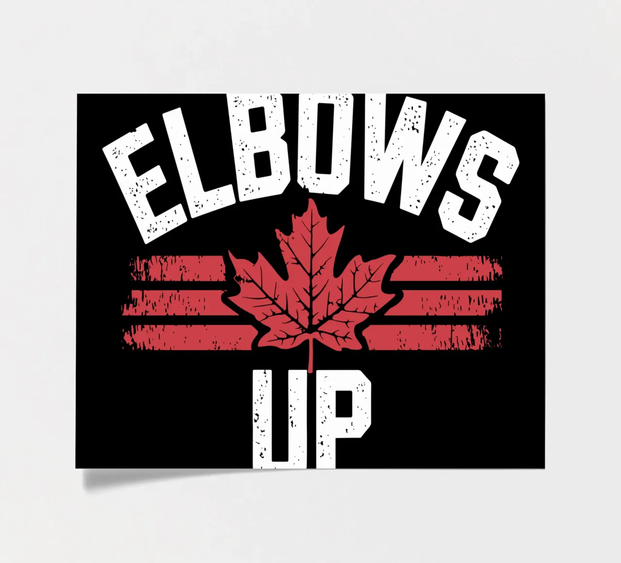 Elbows Up Kanada V3 Stickerbogen von heatherloulin