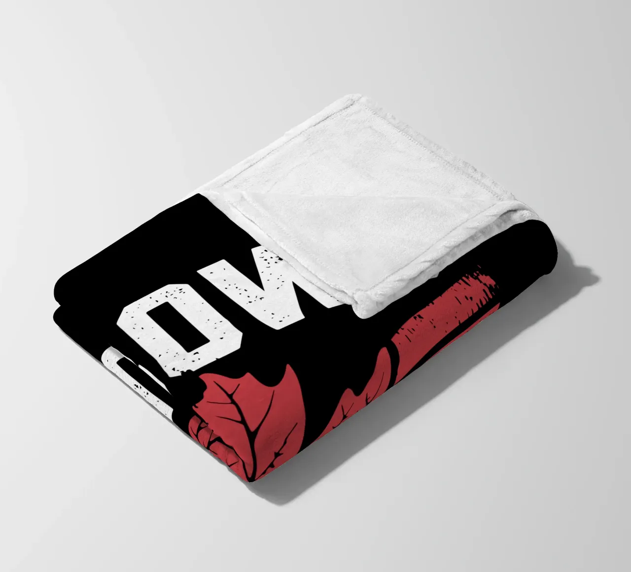 Elbows Up Canada V3 fleece blanket by heatherloulin