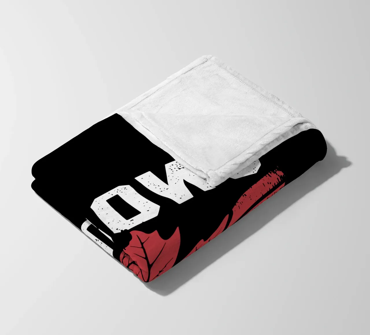 Elbows Up Canada V3 fleece blanket by heatherloulin