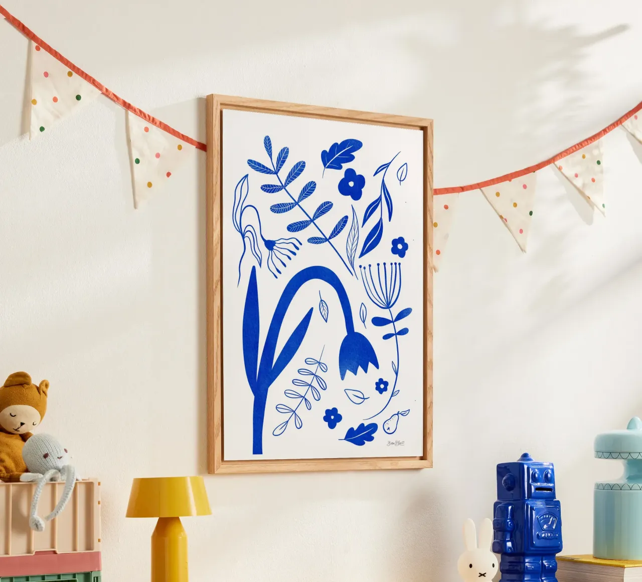 Fiori blu plexiglass da Pictufy Sun & Spirit