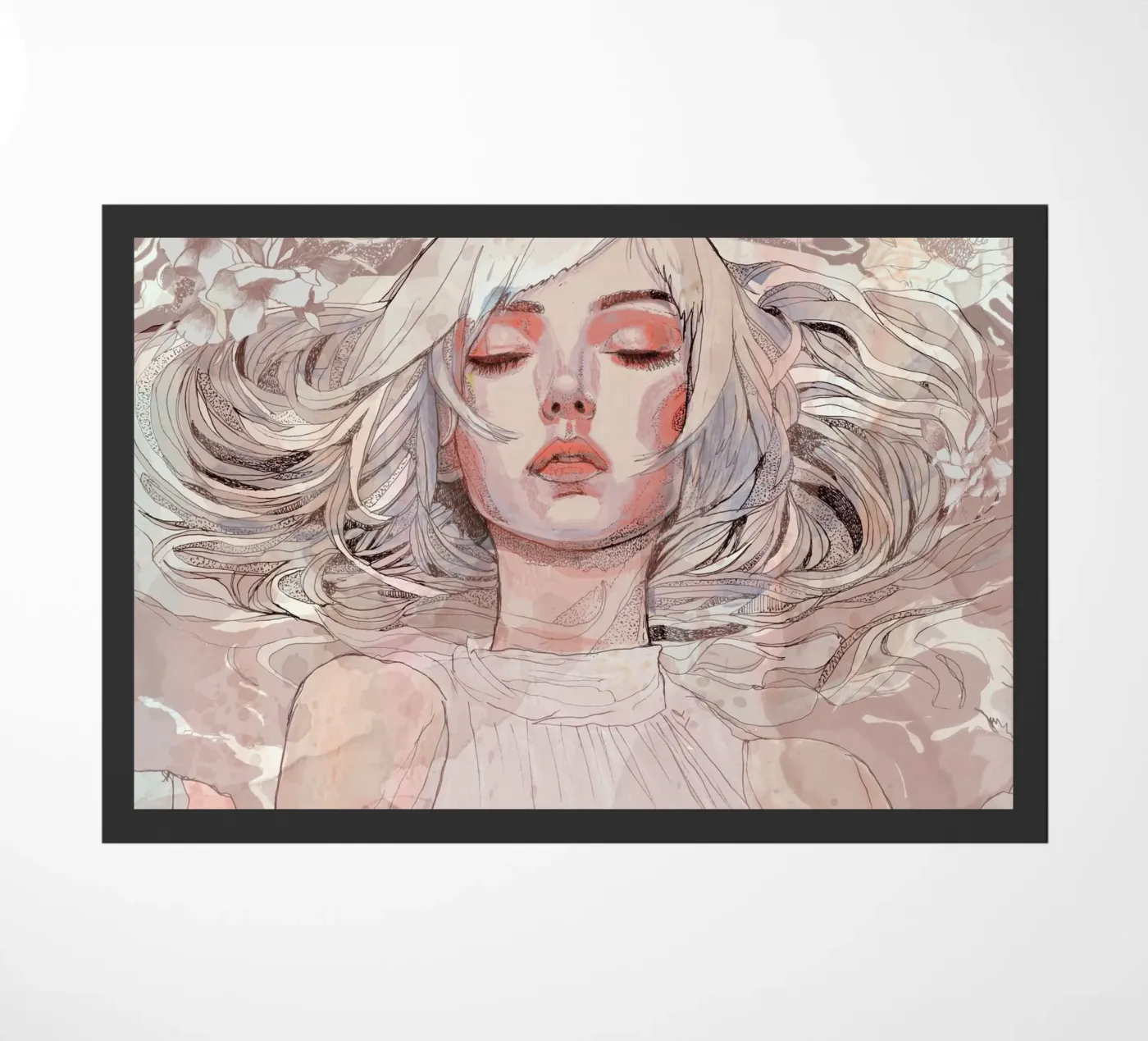 bloem deurmat van Giulio Iurissevich