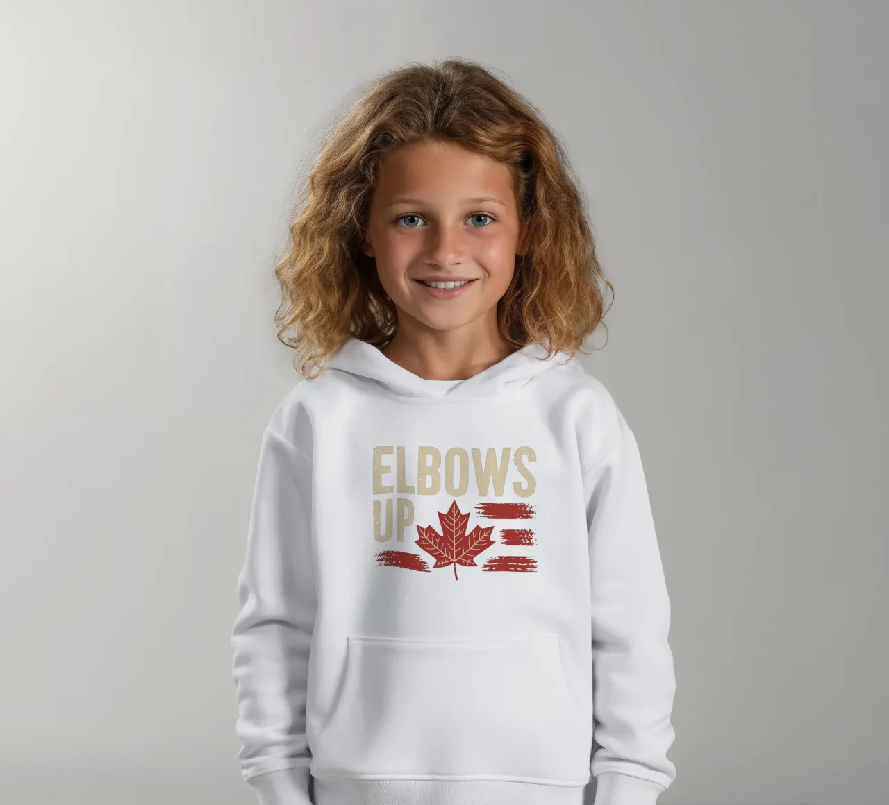 Codos arriba Canadá V5 sudadera con capucha para niño de heatherloulin