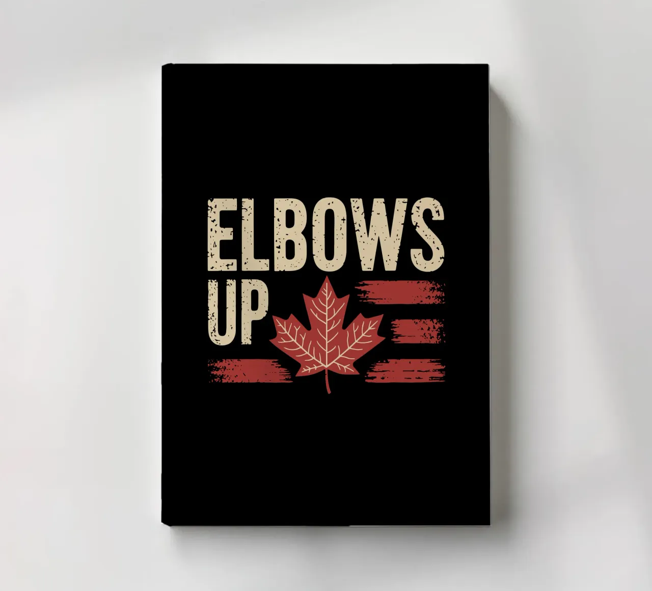 Elbows Up Kanada V5 Notizbuch von heatherloulin