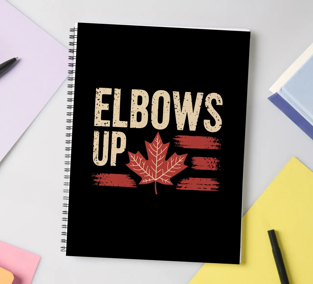 Elbows Up Kanada V5 Ringbuch von heatherloulin
