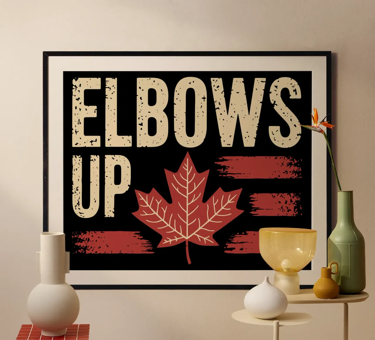 Elbows Up Kanada V5 Hahnemühle von heatherloulin