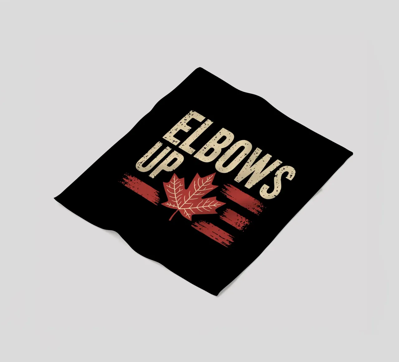 Elbows Up Kanada V5 Fleecedecke von heatherloulin