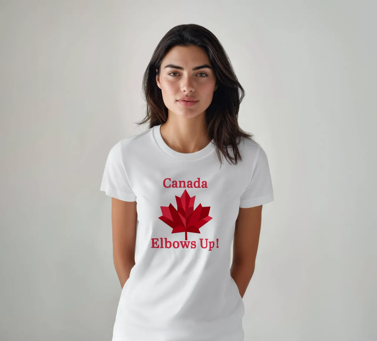 Gomiti in su Canada V6 t-shirt da heatherloulin