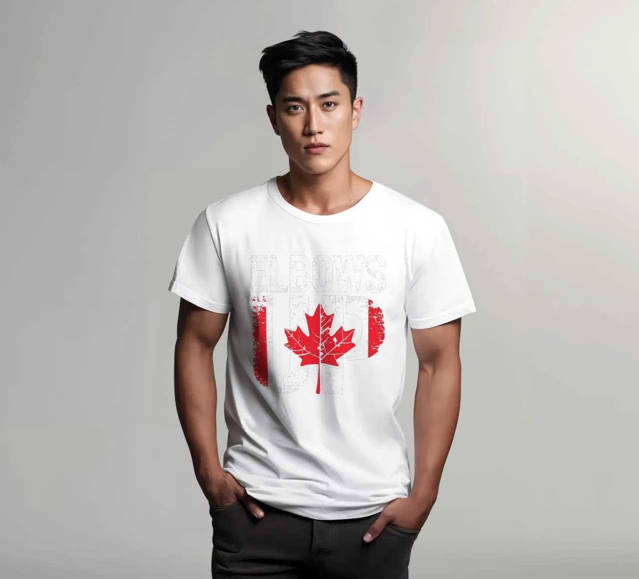 Gomiti in su Canada V7 t-shirt da heatherloulin