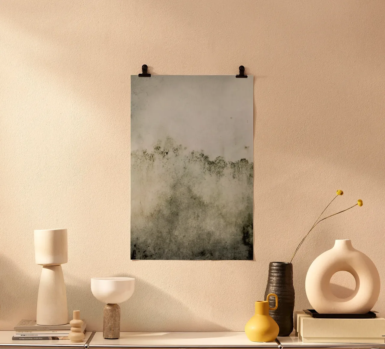 Washed Wall poster con telaio in legno da Chris Abatzis