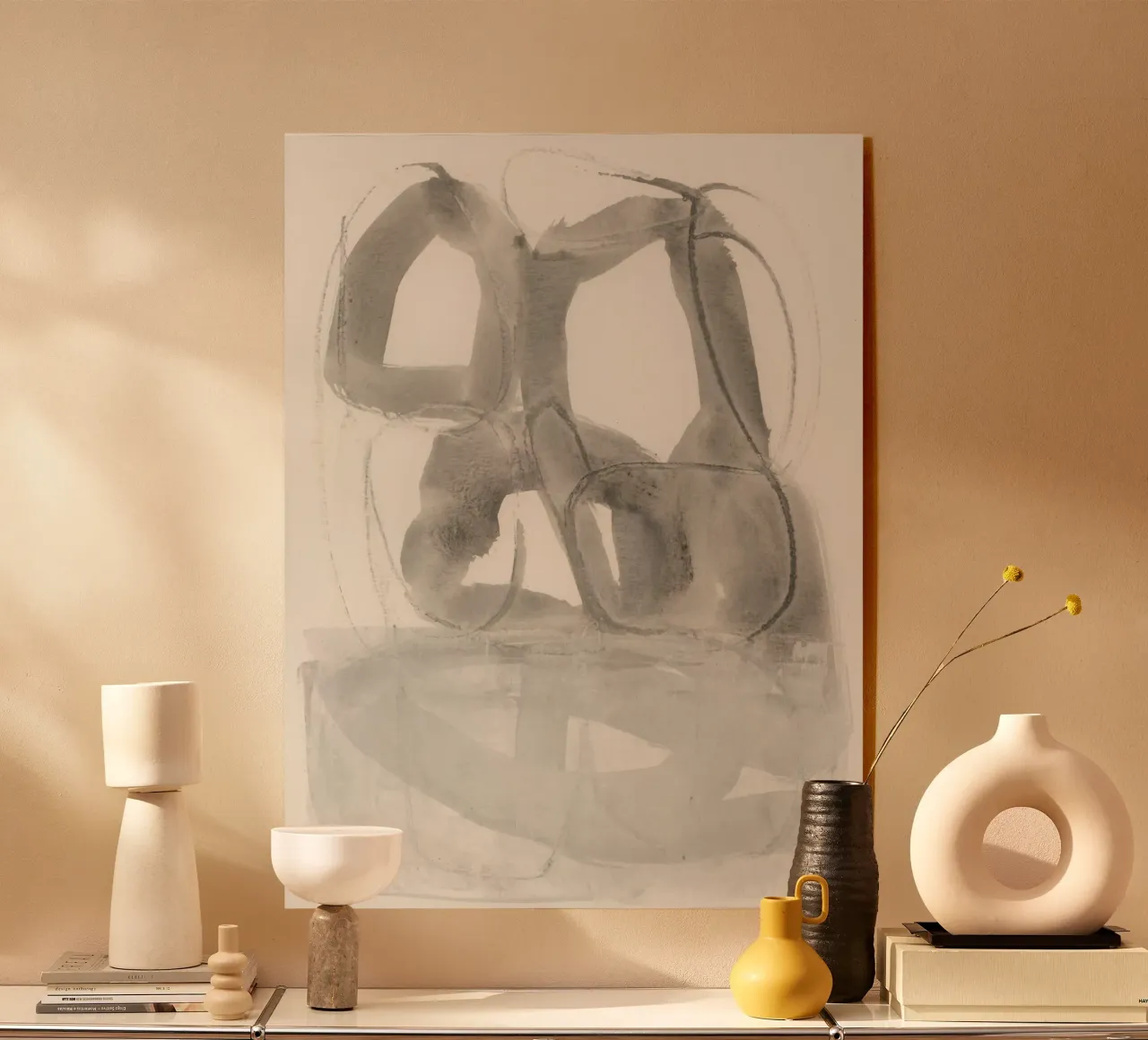 gestural abstraction 2 acrylic glass by IRIS LEHNHARDT FINE ART