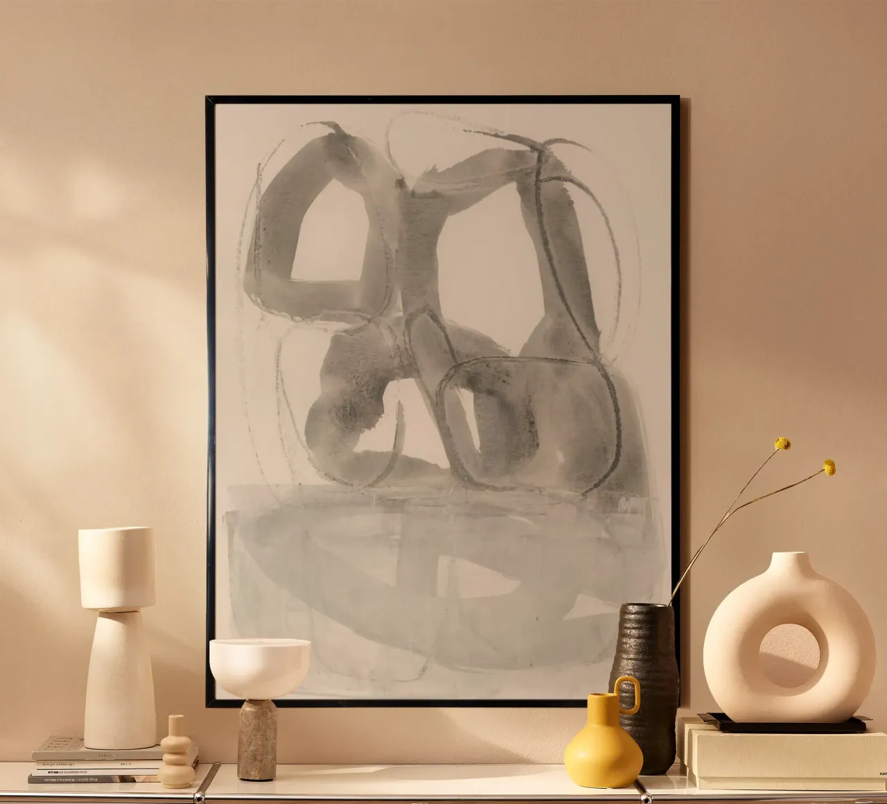 gestural abstraction 2 carta hahnemühle da IRIS LEHNHARDT FINE ART