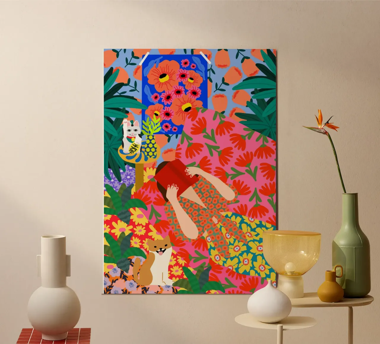 Patterned Escape poster by Pictufy Sun & Spirit