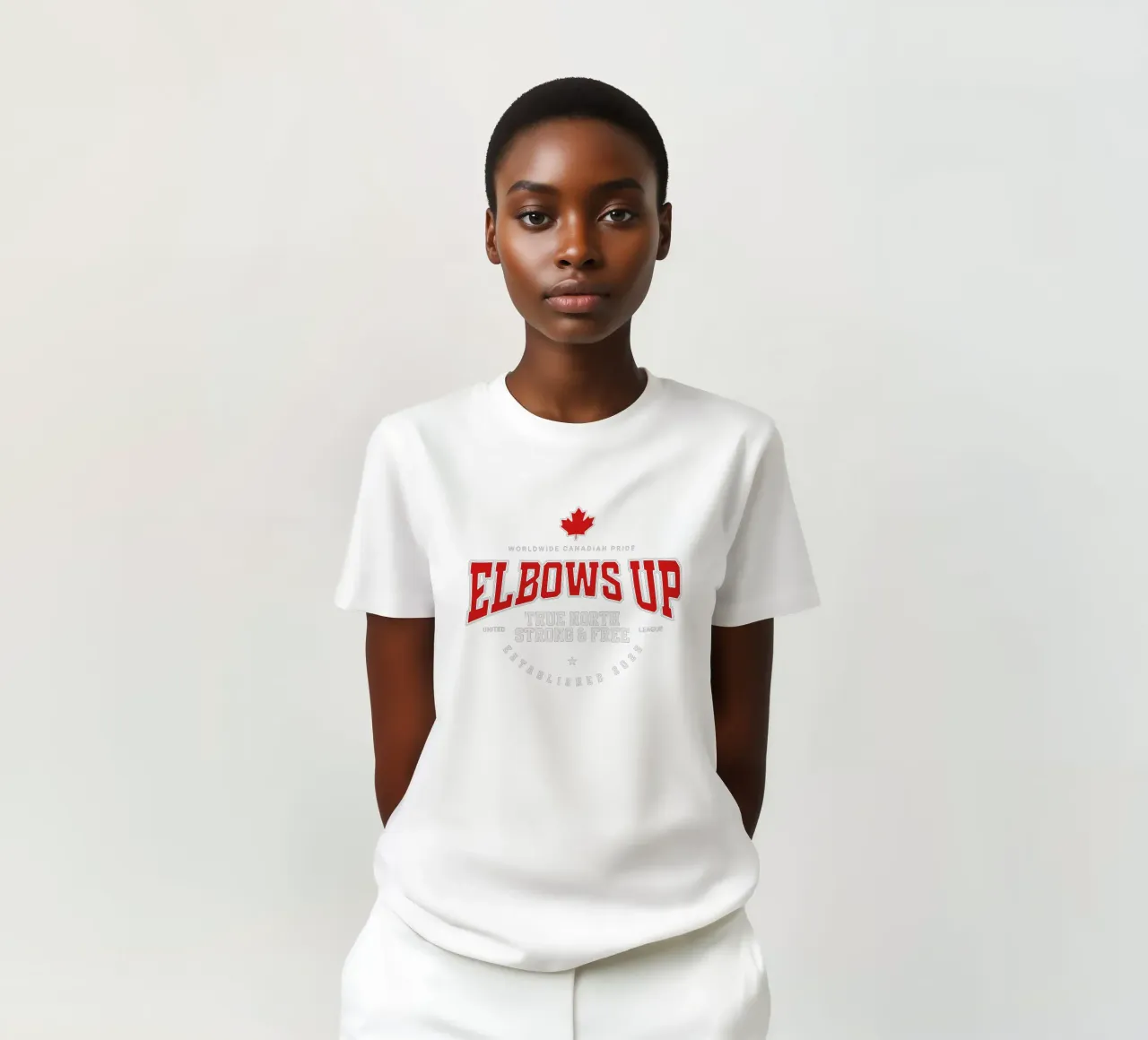 Gomiti in su Canada V13 t-shirt da heatherloulin