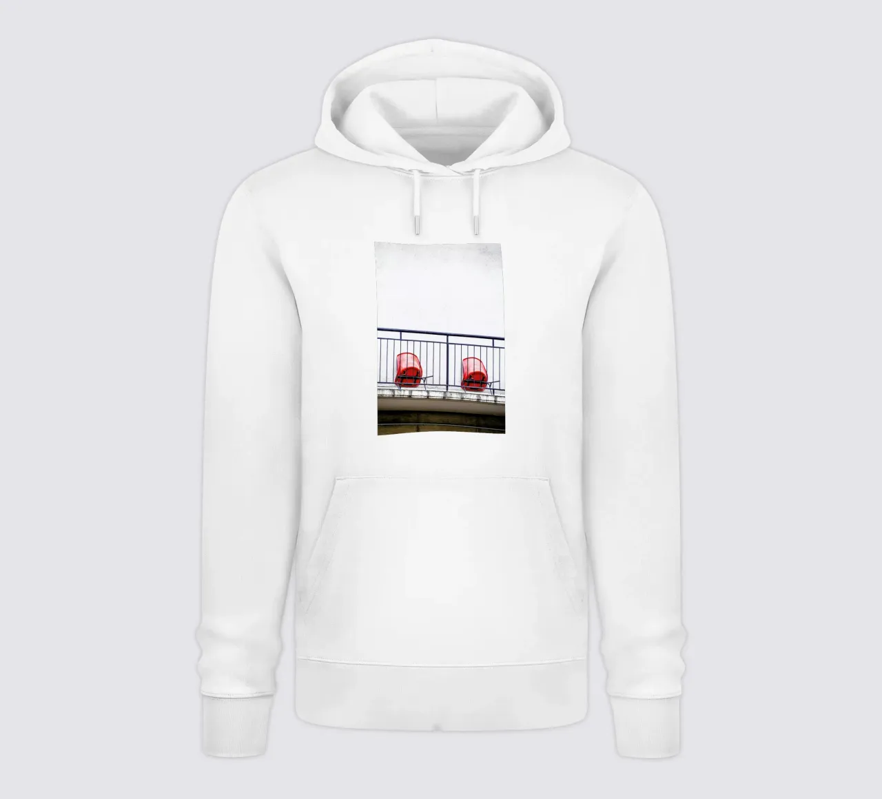 Michael's Empty Chairs felpa con cappuccio da Babett Schultze