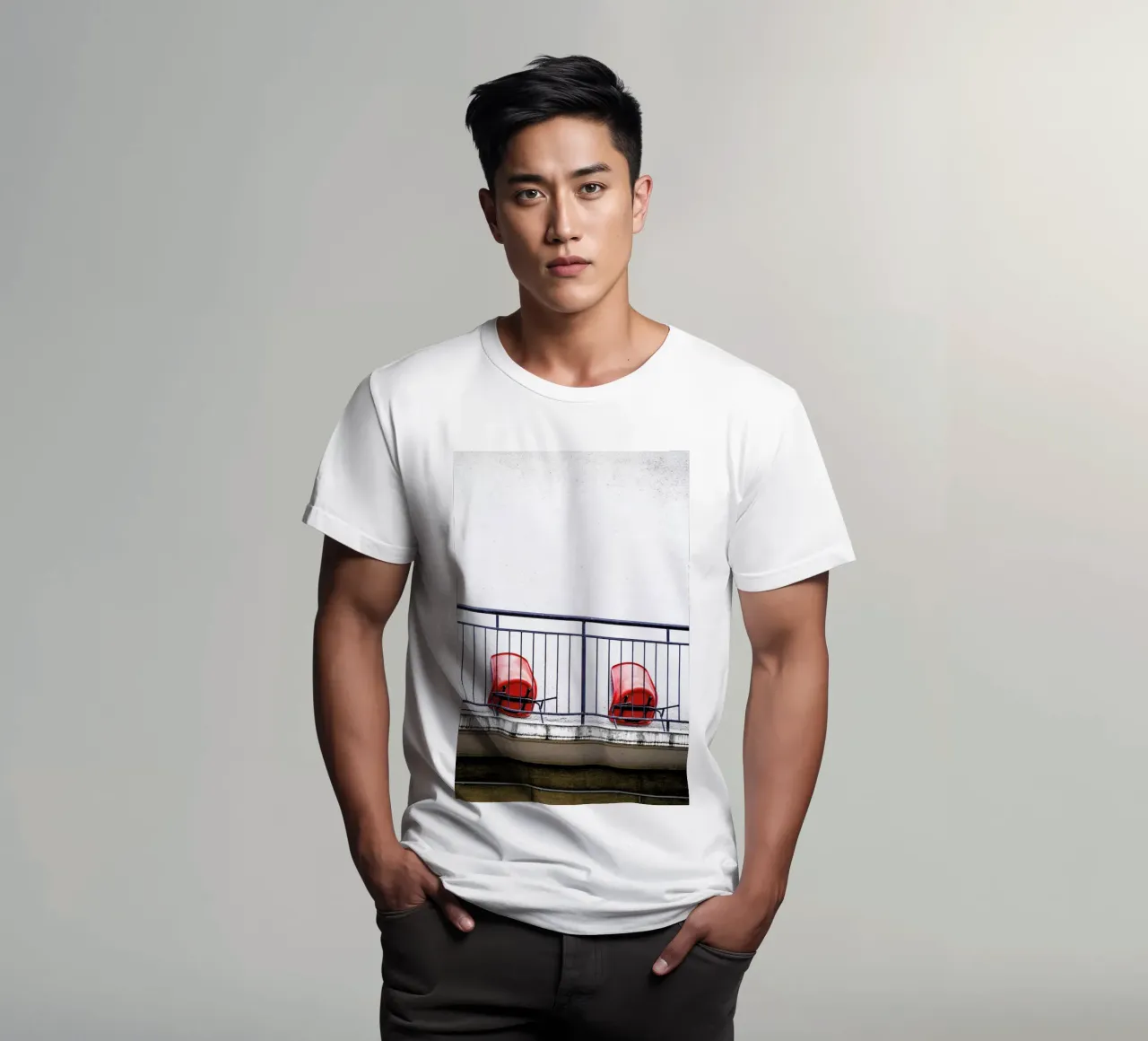 Michael's Empty Chairs t-shirt da Babett Schultze