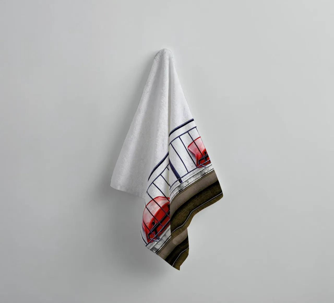 Michael's Empty Chairs toalla de baño de Babett Schultze