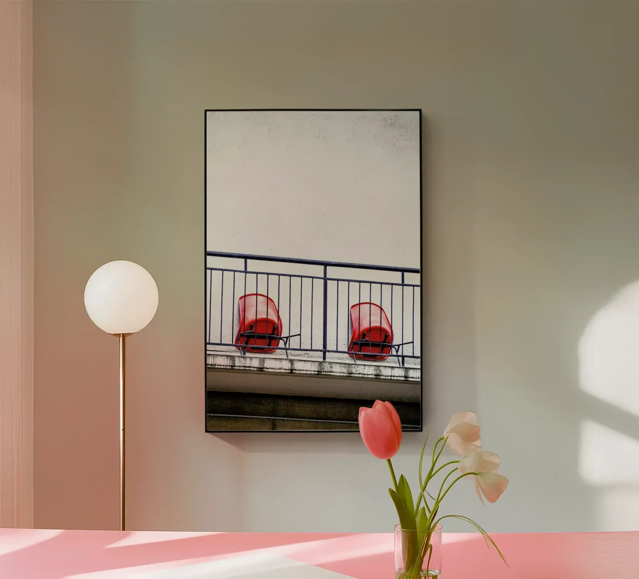 Michael's Empty Chairs metacrilato de Babett Schultze
