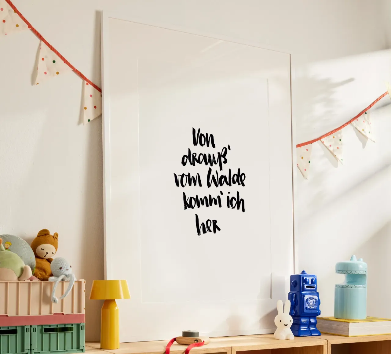 Vom Walde poster da Brushmeetspaper