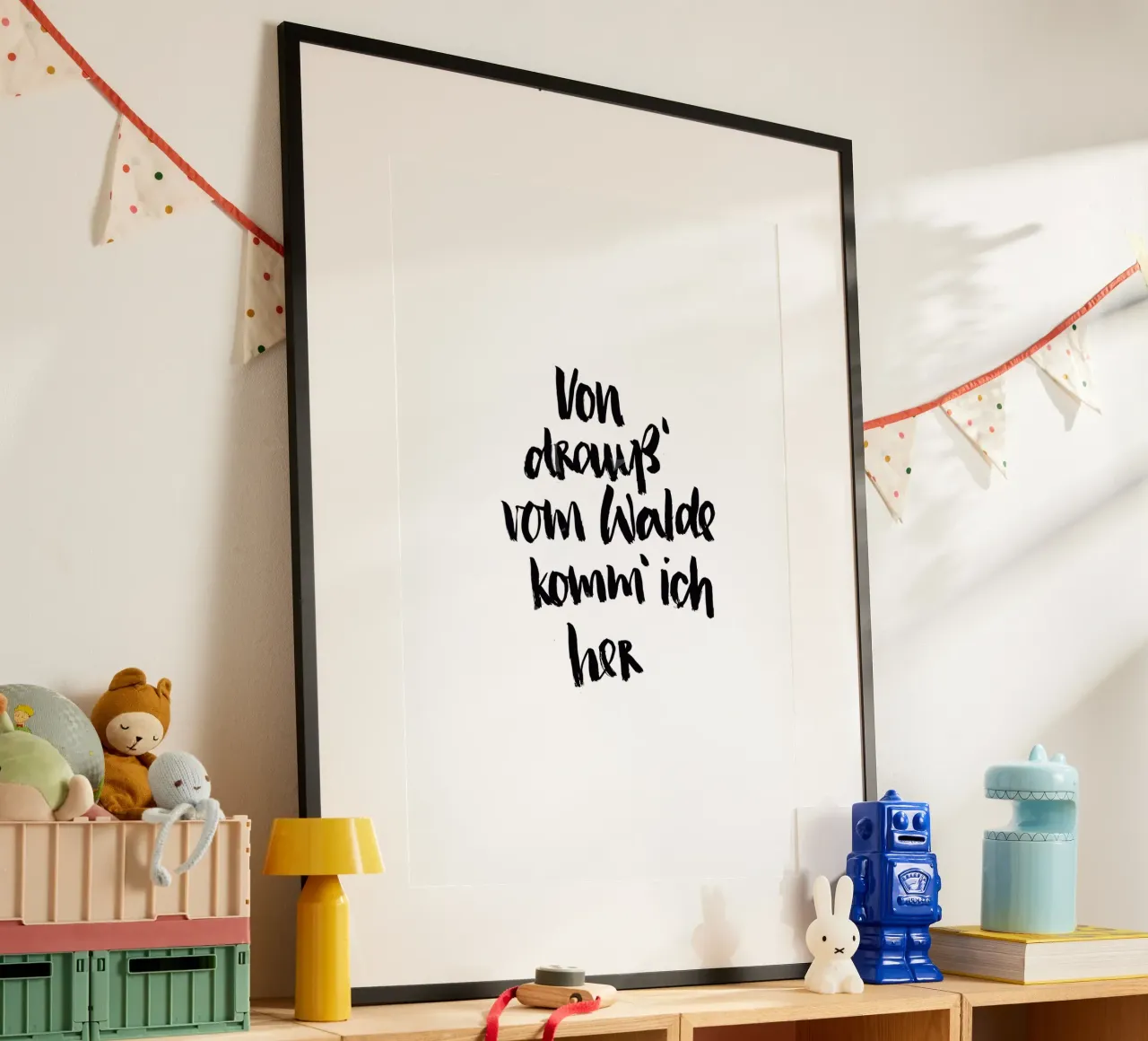 Vom Walde poster da Brushmeetspaper