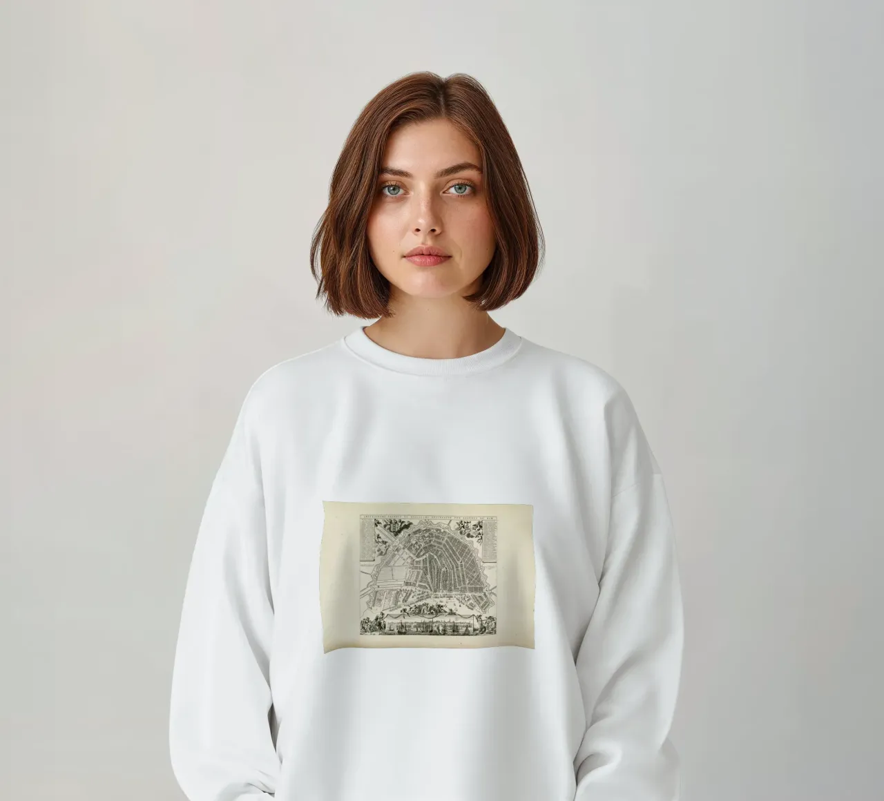 Amsterdam, The Netherlands, 1683 felpa da Artokoloro Quint Lox Ltd
