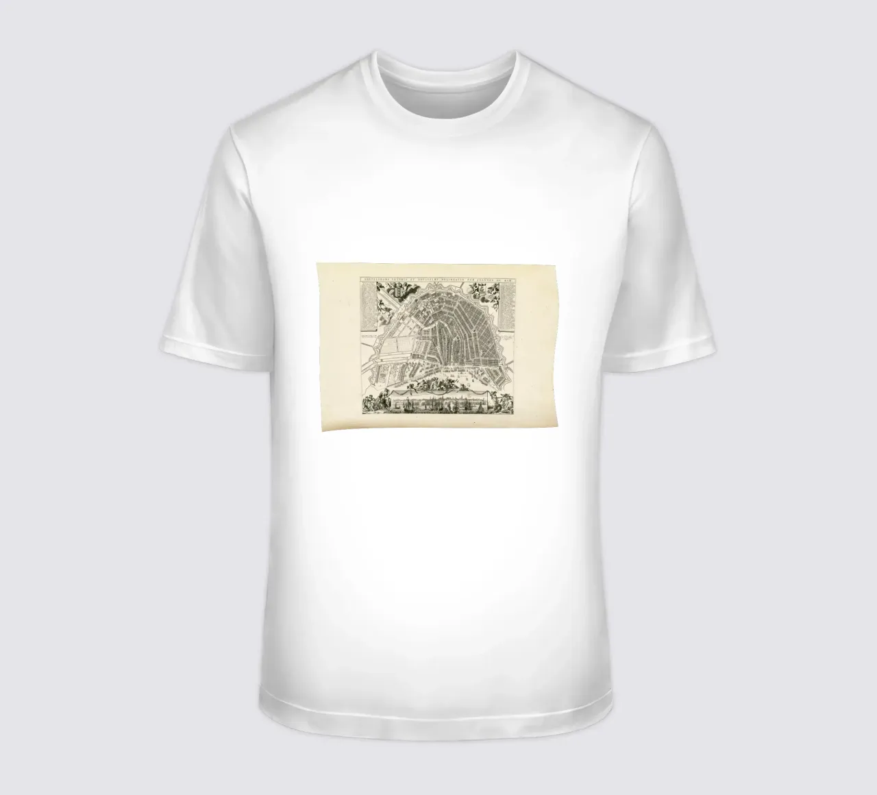 Amsterdam, The Netherlands, 1683 t-shirt da Artokoloro Quint Lox Ltd