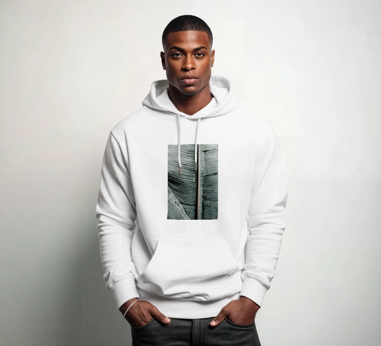 Beach Palm Patterns 8 felpa con cappuccio da Chris Abatzis