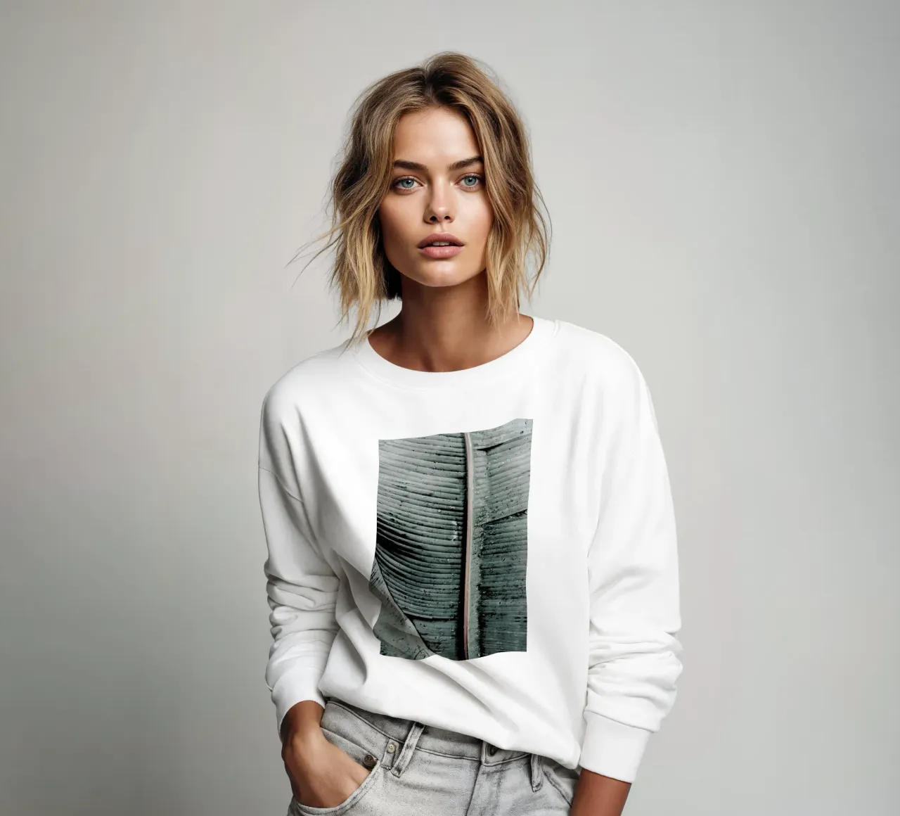 Beach Palm Patterns 8 Sweatshirt von Chris Abatzis