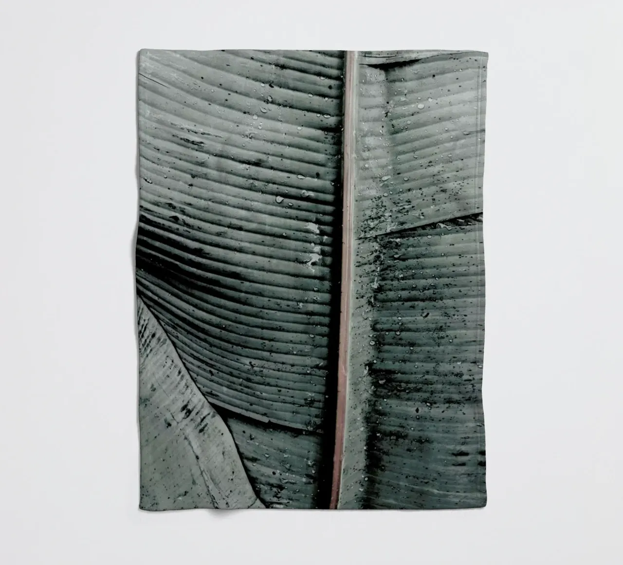 Beach Palm Patterns 8 Fleecedecke von Chris Abatzis