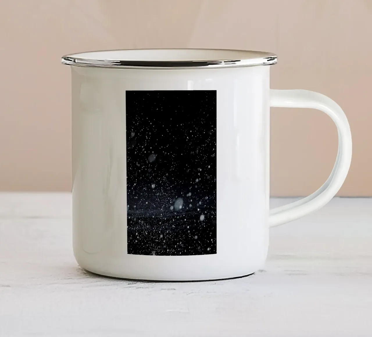 Water Pattern 5 enamel mug by Chris Abatzis